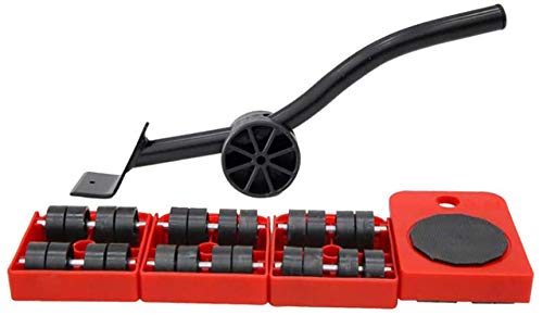 Möbel Lifter-Werkzeug-Set Heavy Duty Transport Lifter mit beweglichen Sliders Kit Max Last für 150kg / 330lb 5 Piecess/Set für Home Bar Sofa