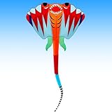 Kites for Adults Giant 41ft Stingray Kite for Adults and Kids Large & Beach Kite with Reel, for Outdoor Fun