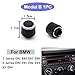 Goodithy Front Dashboard CD Player Radio Audio Volume Rotary Control Switch Button Knob Cover Cap Replacement For BMW 1' E81 E82 E87 E88/3' E90 E91/X1 E84 (Model B)