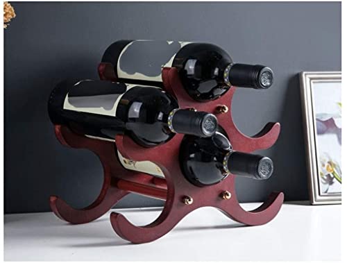 Soporte para botellas de vino RUVOO de madera para 6 botellas miniatura 6