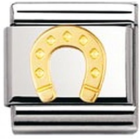 Nomination Composable Classic Good Luck Edelstahl und 18K-Gold (Hufeisen) 030115 Cover