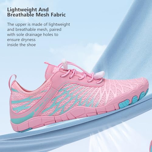 Image of SIOSNETA Hike Barefoot Shoes for Women Men, Breathable Non-Slip Athletic Footwear, Wide Toe Water Shoes for Hiking, Non-Slip Neuropathy Shoes for Women Men, Grounded Comfort wear