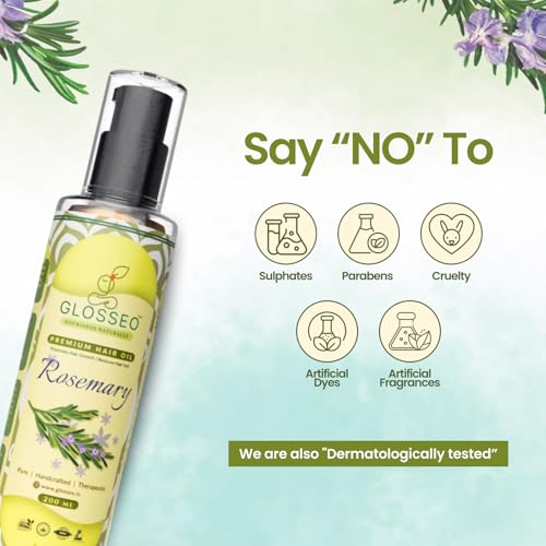 Image of Rosemary Hair Oil for Hair Growth & Hair Fall Control (1, 200 Millilitres)