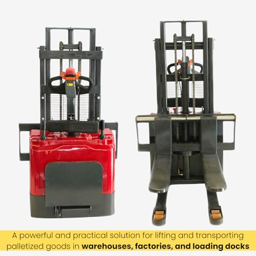 Crown electric pallet stacker