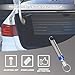 Kutyun 2PCS Car Lift Spring for Trunk, Adjustable Anti-Breakage Auto Trunk Lid with 2 Clamps, Universal Stainless Steel