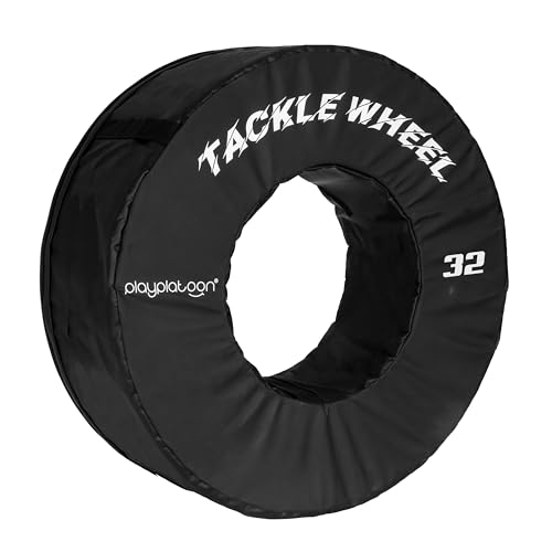 Play Platoon Football Tackle Dummy - 32" Tackling Wheel Dummies for Youth Football Training Equipment - 32 inches Tackle Wheel for Blocking, Hitting Drills and Practice product image