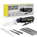 Berkling Tools 7102 Compact Air Saw/Reciprocating Body Saw - Low Vibration Air File Tool with 8-Piece Blade Kit (Bi-Metal 18T, 24T, 32T & 5 Files) - Multi-Function Pneumatic Autobody Cutting Tool