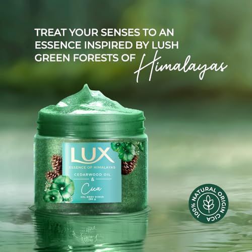 Image of Lux Essence of Himalayas Cedarwood Oil & Cica Gel Body Scrub 280 gm
