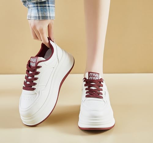Women's Cute Breathable Platform Sneakers Y2K Comfort Lightweight Walking Shoes Casual Sport Work Campus 6