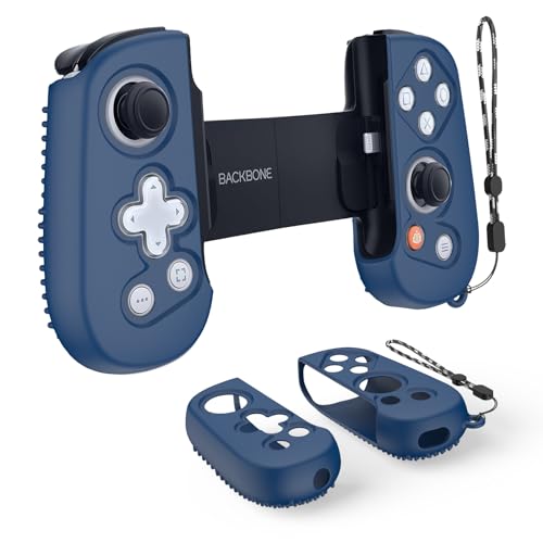 Wacanc Handle Protective Case for Backbone One Mobile Gaming Controller with Lanyard, Silicone Grip...