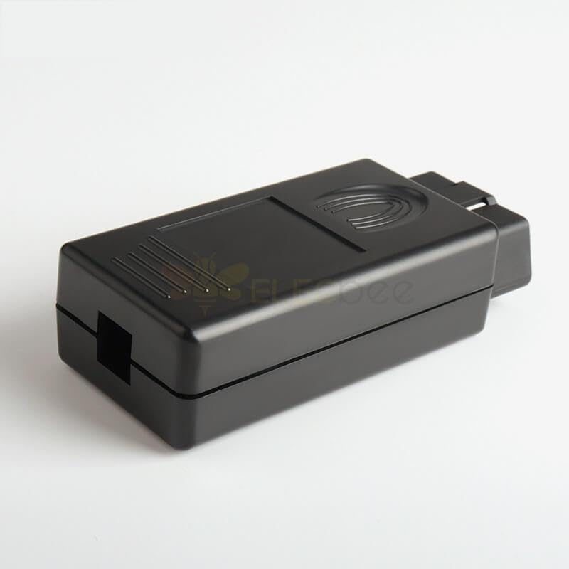 Automobile Truck OBD2 Male Plug 16pin Connector Rectangle Shell Straight Needle Male OBD Plug J1962M Diagnosis