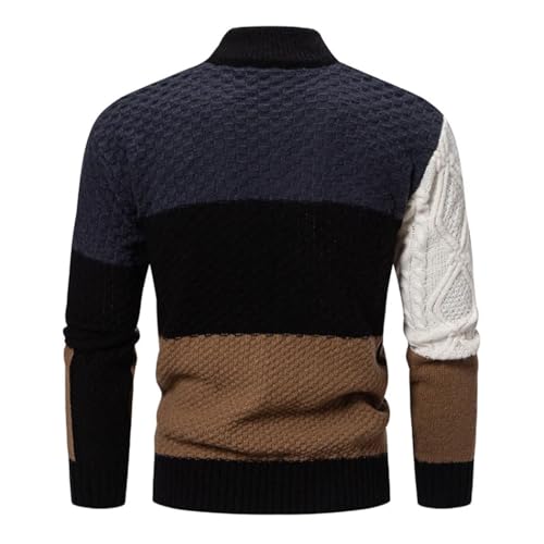 Men's Casual Knit Sweater Pullover Long Sleeve Comfortable Warm Soft Solid top2
