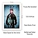 Donnie Darko Art Print – 13×19 Handmade Minimalist Poster Featuring Frank the Bunny – Cult Film Wall Art for Horror, Surrealist & Indie Movie Collectors