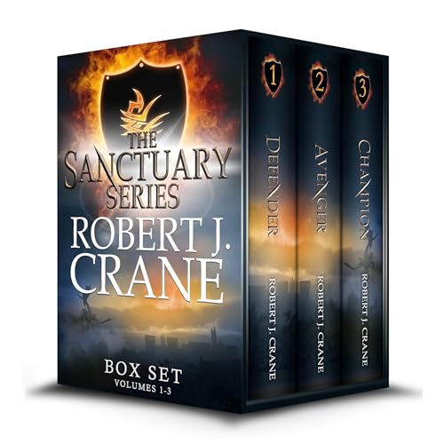 The Sanctuary Series: An Epic Fantasy Adventure (Books 1-3 Box Set) Audiolibro Por Robert J. Crane arte de portada