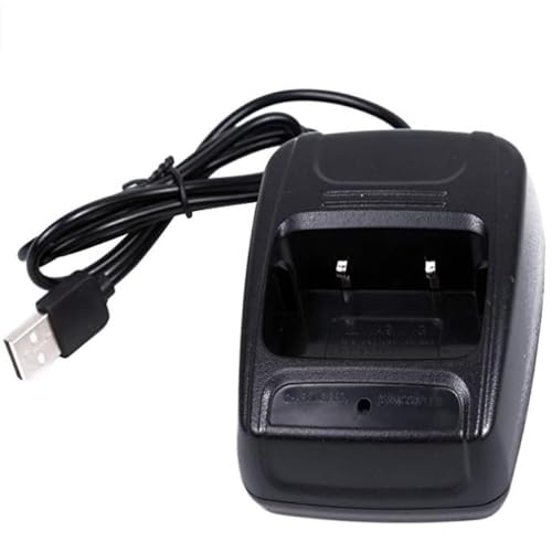 Desktop-Ladegerät für 2-Wege-Funkgeräte - Kompatibel mit BF-888S, BF-777S, BF-666S Modellen, Schnellladung mit LED-Anzeige, Überlastschutz​[BF09]