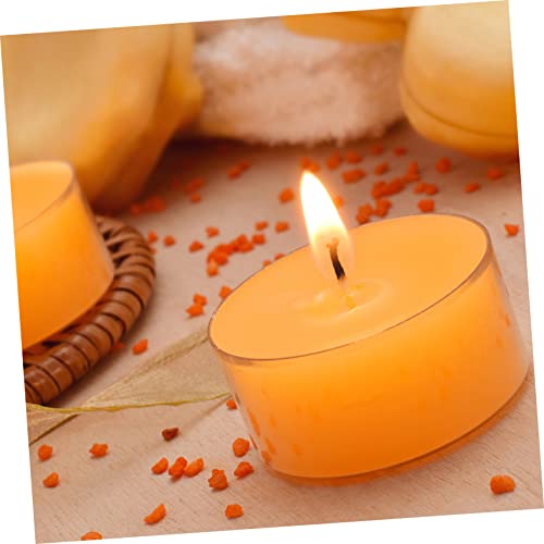 Kit para hacer velas con mechas y portavelas de plástico miniatura 3