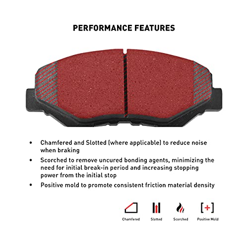 Image of Dynamic Friction Company Front Brake Kit Fits 2016-2018 Dodge Attitude | 2017-2022 Mitsubishi Mirage| Brake Rotors| 3000 Ceramic Brake Pads and Rotors Kit| Hardware