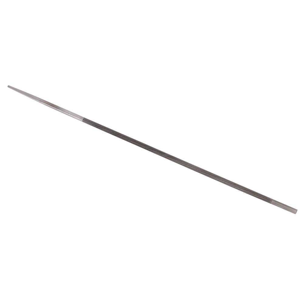 Limes D'affûtage de Tronçonneuse Rondes 12 Pièces, Lime de Scie à Chaîne en Acier à Roulement de 4mm de Diamètre et 25cm de Longueur pour Le Jardin et la Terrasse