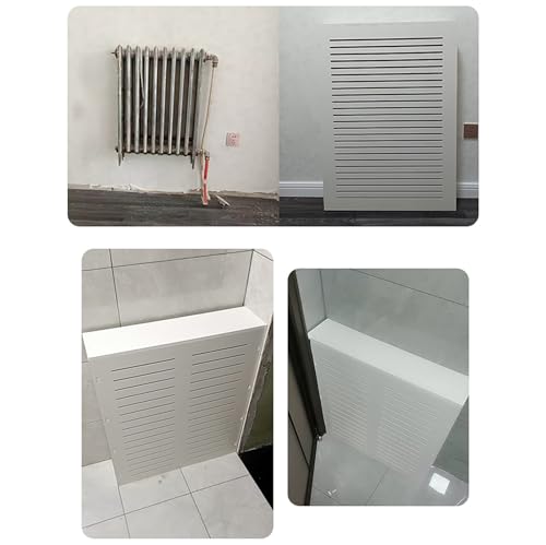 Cubierta de radiador moderna y estante protector de madera para calor eficiente 3