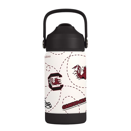 Image of Logo Brands NCAA Mascot Stainless-Steel Kids Bottle -Soft Silicone Mouthpiece, Easy To Carry, Kid-Friendly Design- Great For School & On-The-Go