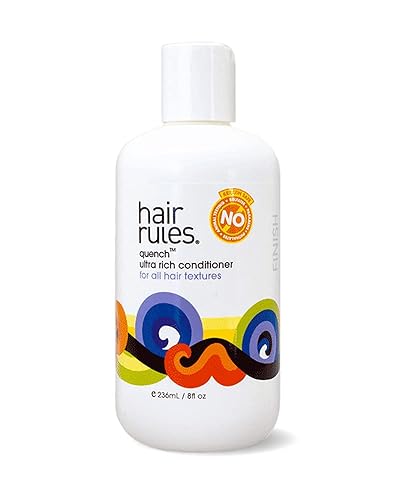 Quench - Acondicionador ultra rico de 8 onzas, hidratación profunda para todas las texturas de cabello, potenciador de brillo y control del
