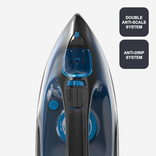 Black & Decker - Ferro Da Stiro A Vapore Bxir2605e-nero/blu - 8