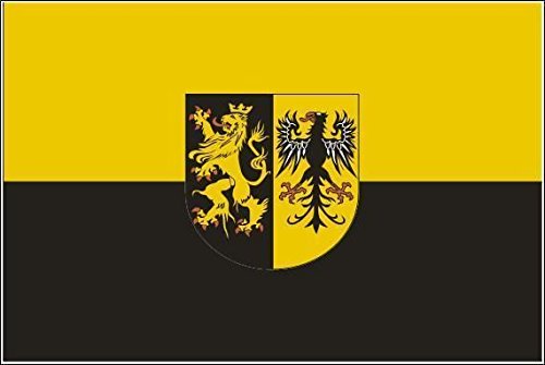 U24 Flagge Vogtland – Bootsflagge Premiumqualität, 30 X 45 Cm – Aus Robustem Polyester, Wetterfest, Wasser- & Lichtecht – Mit Gurtband & Leine