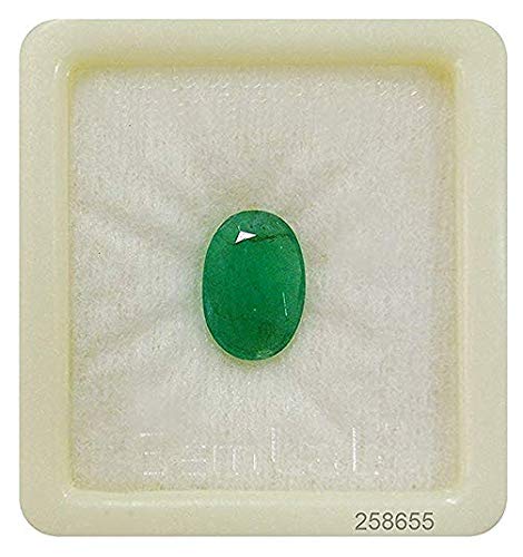 LMDPRAJAPATIS Certified Unheated Untreatet 6.25 Ratti 5.75 Carat A+ Quality Natural Emerald Panna Loose Gemstone For Womens and Mens (B07MW2P8Q3) Amazon Price History, Amazon Price Tracker