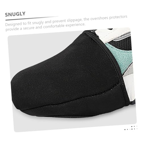 Par de fundas térmicas para zapatillas de ciclismo, para protección en climas fríos, bordes reforzados para mayor durabilidad, compatibles con bicicletas de montaña y carretera miniatura 3