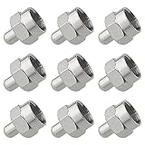 WMYCONGCONG 20個セット F型 終端抵抗器 約75Ω アンテナ分配器 同軸ケーブルコネクタ アンテナ ダミー抵抗 同軸ターミネータキャップ