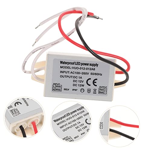 HOMSFOU 2Pcs Driver De LED Conversor De 120 Volts Para 12 Volts Plugue LED Conversor De 12V Para 120