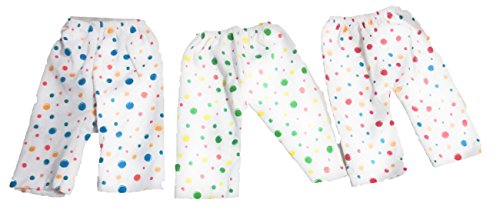 Image of Hosiery (Cotton) Suit (Top & Bottom) - Unisex (Baby Boy & Baby Girl) - Set of 3 (3 Tops & 3 Bottoms)