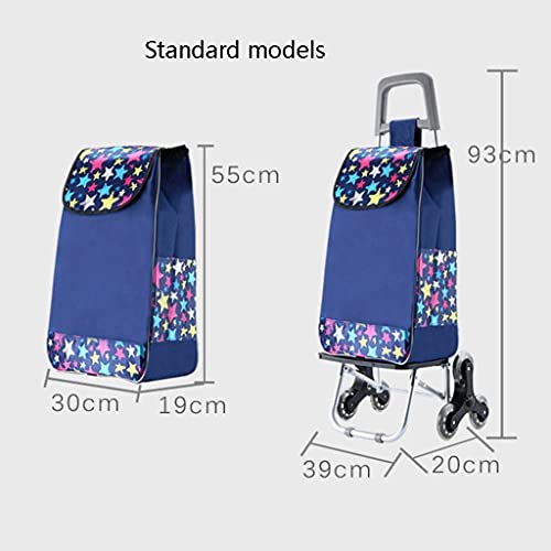 WLKINF Einkaufskorb: Treppenwagen, Einkaufstrolley, kompakt, faltbar, für heiße und kalte Lebensmittel, Einkaufswagen… – Bild 5