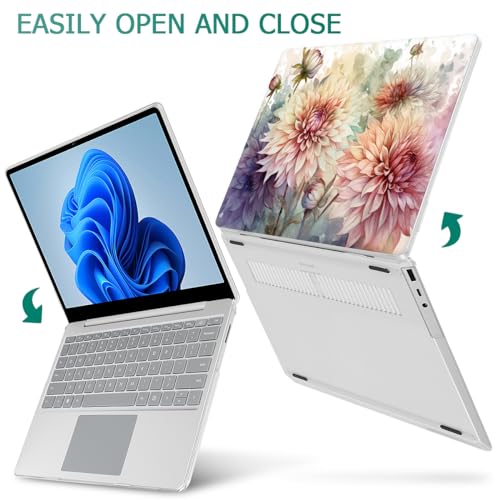 Carcasa para Microsoft Surface Laptop 13.5 funda rígida modelos 5 4 3 de plástico y protector 4