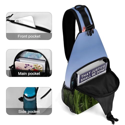 Mochila tipo bandolera deportiva para senderismo casual miniatura 4