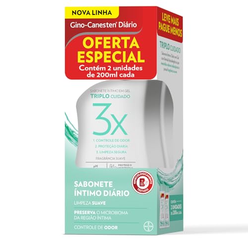 Kit Gino-Canesten Sabonte Íntimo Tripla Proteção