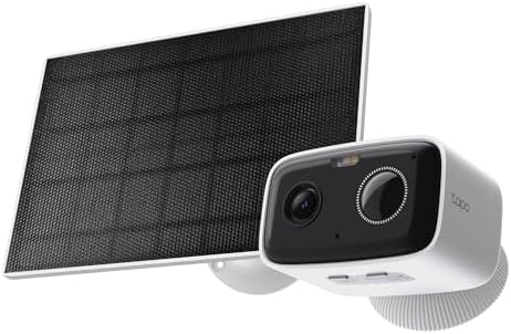 Tapo 1080p Outdoor Battery Security Camera w/Solar, C400 KIT | Free Person/Vehicle Detection, SD/Cloud Storage, Color Night Vision, No Hub Needed, Works w/Alexa