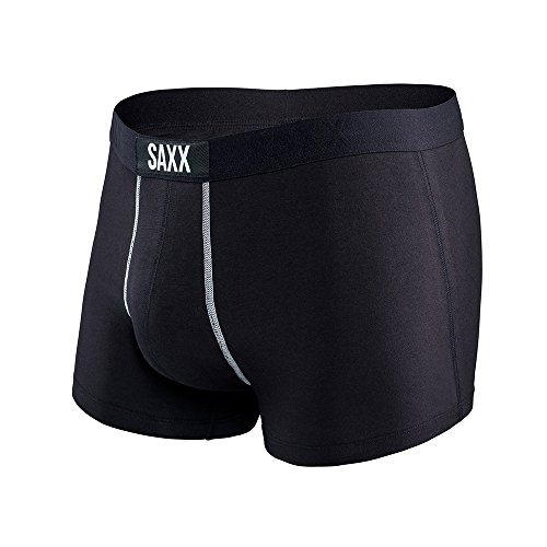 Saxx Men's 24-Seven Trunk,Black,Large