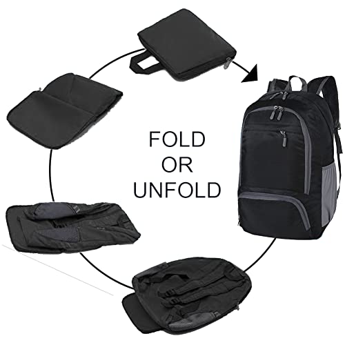 Hycoprot 35L Hiking Backpack Ultralight Lightweight Packable Foldable Water Resistant Travel Camping Outdoor Daypack #TOP4