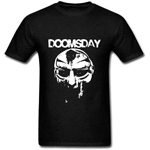 meigui Customized Crewneck T Shirt for Men 100% Cotton-MF Doom Doomsday XL Cover