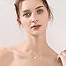 Sonateomber Gold Deer Antlers Pearl Pendant Necklaces for Women Dainty Sparkly Rhinestone CZ Leaf Dangle Drop Y Necklace Chain Choker Christmas Prom Wedding Bridal Fashion Jewelry Gifts