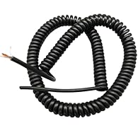 Core: 9 core 0.15mm2 Wire OD: 5mm Jacket material: Thermoplastic polyurethanes The coiled design of this coiled extension cord allows for easy extension and retraction, minimizing tangles and providing flexibility during usage. Good Electrical Conduc...