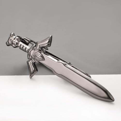 Image of TRENDTIECLIP Sword Tie Clip for Men Novelty Black Tie Bar Personalized Unique Party Jewelry Gift