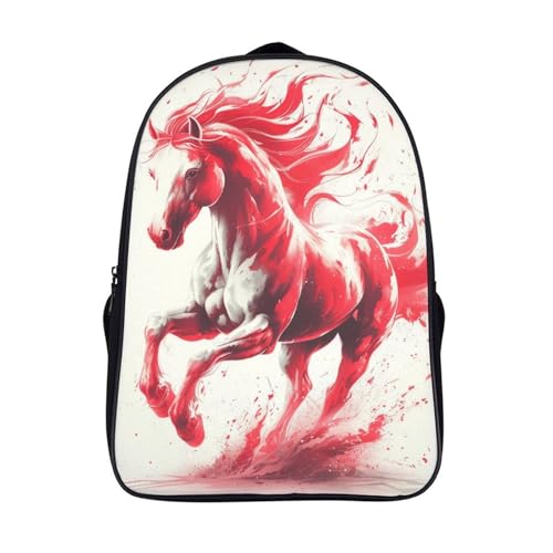 Sac à dos enfants Red Horse fini les cahiers pliés en classe de primaire