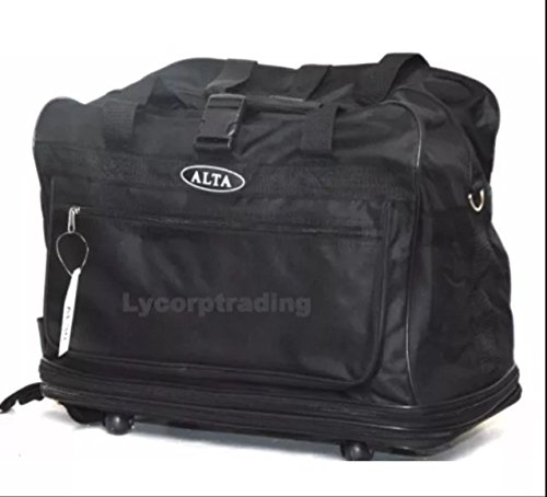 40" Navy Blue Large Expandable Rolling 6 Wheeled Duffel Bag Spinner Suitcase Luggage3