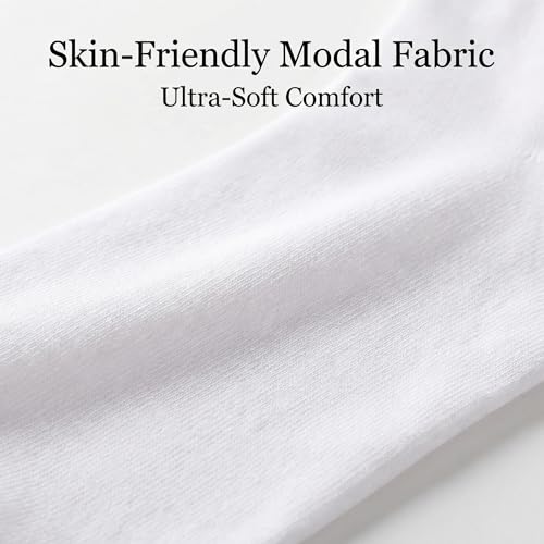 Image of EABERN Womens Thin Cotton Socks,Soft Breathable Casual Above Ankle Crew Socks 6 /9 /12 Pairs