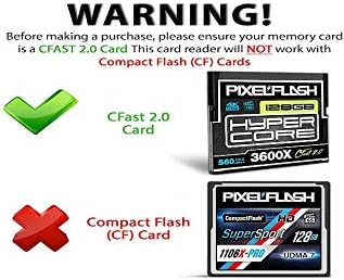 Miniatura 5 de PixelFlash Lector de tarjetas de memoria CFast con puerto USB 3.1 y velocidad más rápida utilizado para URSAURSA Mini, Canon XC10, XC15, Canon 1DX