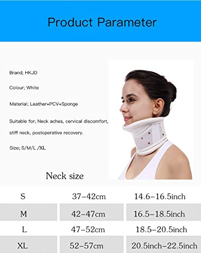 Collare cervicale – Supporto stabilizzatore per collo e testa per alleviare il dolore al collo rigido, tutore regolabile per la cura delle ossa e supporto per il collo