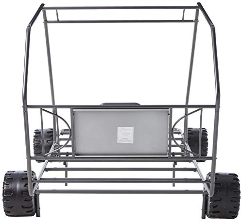 Acme Furniture 2 Count Xander Bed, Twin, Gunmetal Go Kart #TOP2