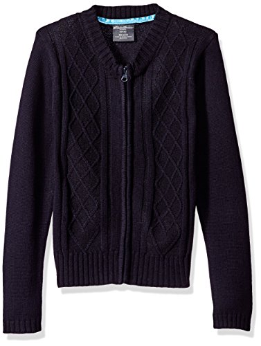 Eddie Bauer Girls' Diamond Cable Sweater